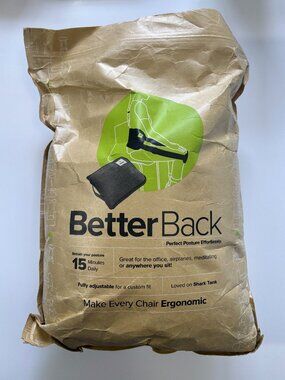 BetterBack Lower Back Support Posture Belt Original Up to 36" Shark Tank